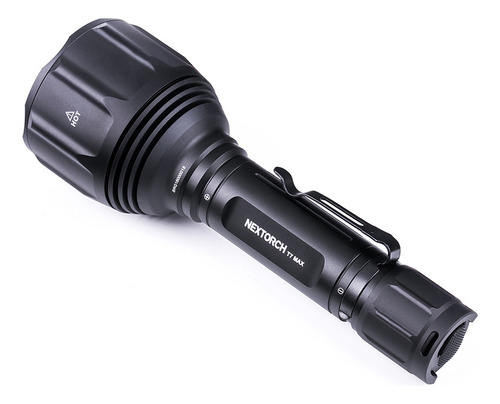Linterna Negro Led Contra Prueba Agua C/cable Usb Campismo