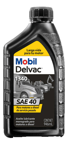 Aceite Motor Diesel Mobil Delvac 1340 Sae 40 950ml