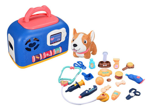 Juguete Veterinario Interactivo Portátil Para Médicos Para N