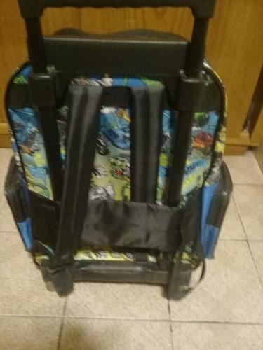 Mochila Escolar Hotwheels Carrito