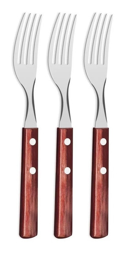 Tenedor Asado Tramontina Polywood Modelo Español X6 Un