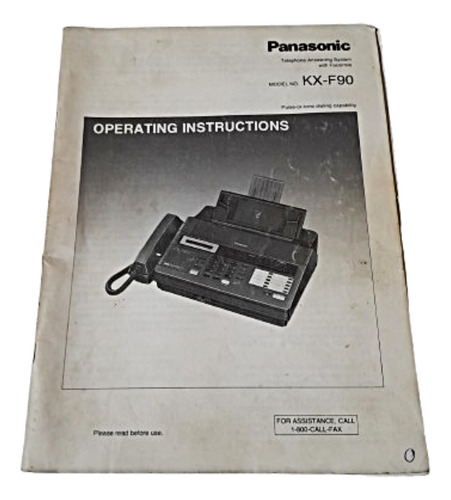Fax Panasonic Kx-f90 + Contestador+ Manos Libres (Usado)