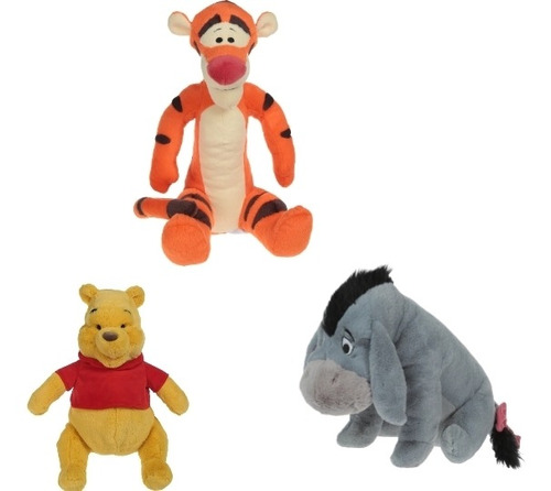 Winnie Pooh, Tigger Eygore Peluche Original Disney 45 Cm