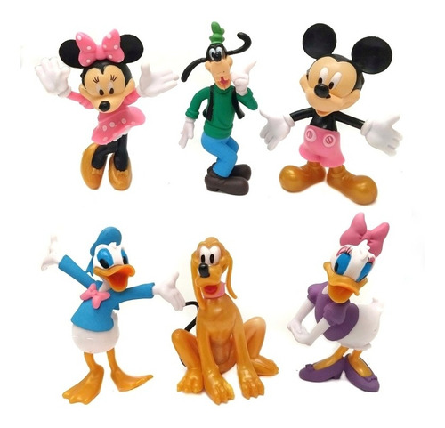 Disney Mickey Mouse Y Sus Amigos Colección X 6 Figuras