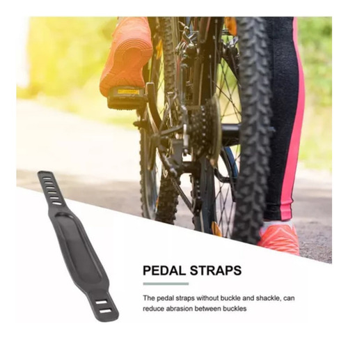 Nuevo 4 Pares De Correas De Pedales Para Bicicleta Estática