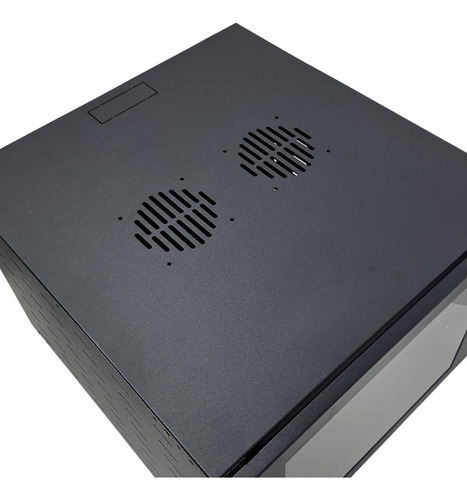 Mini Rack Servidor De Parede 6us X 470mm Preto C/ Chave