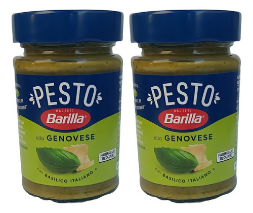 Molho Pesto Barilla Manjerição Alla Genovese - Kit Com 02