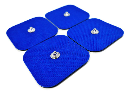 SensaMed - Set de 12 Electrodos Parches Pads Almohadilla 5x5 10x5 Broche 3.5mm Tens Ems Fisioterapia