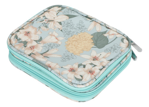 Bolsa De Armazenamento De Mesa, Costura Em Crochê, Zíper De
