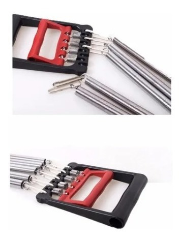 Extensor Con Manijas Pecho Brazos 5 Resortes Fitness