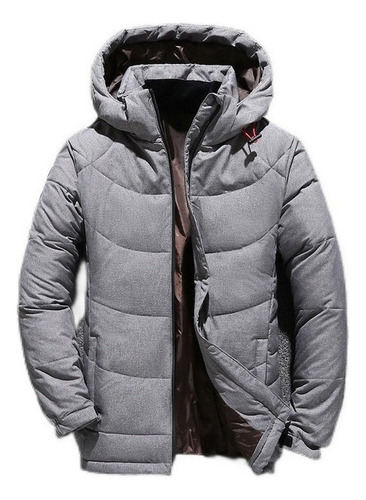 Parka De Invierno Gruesa Con Capucha Para Nieve