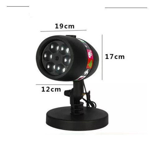 Proyector De Luces Led Con Figuras Navideñas, Papá Noel Y Ni