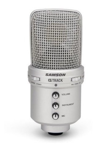 Micrófono Condensador Usb Samson G-track Con Interfaz De