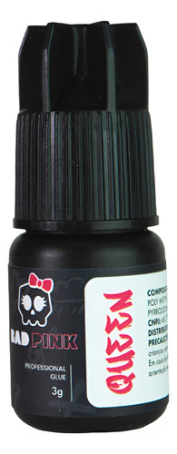 Cola Adesivo Bad Pink Extensão Cílios Queen Punk Rock 1 Un