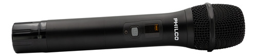 Micrófono Inalámbrico Uhf Receptor Recargable, Philco