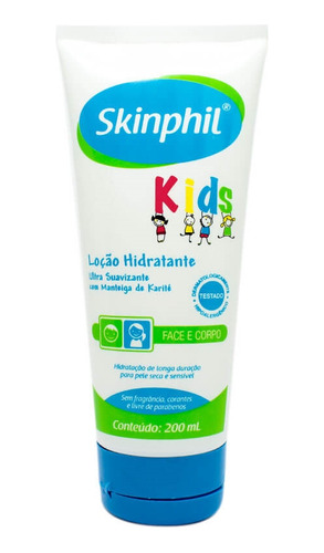 Loção Hidratante Skinphil Derma Kids 200 Ml