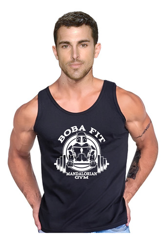 Polera Boba Fit Manda Gimnasio Musculosa Tank Gym