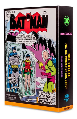 Mr. Freeze Black Light Gold Label Exclusive Edición Limitada