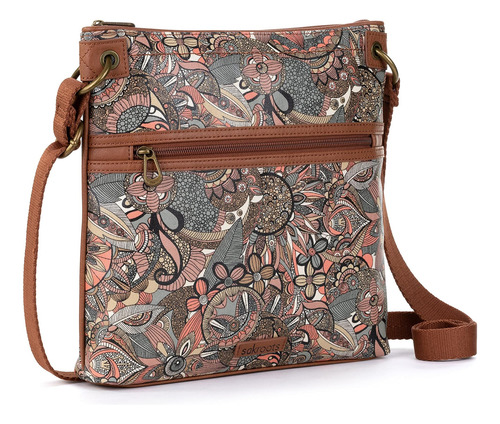 Sakroots Flat Cross Body, Sienna Spirit Desert