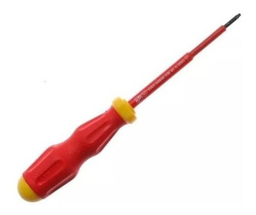 Destornillador Aislado Stanley 3x100mm Rojo - Ynter