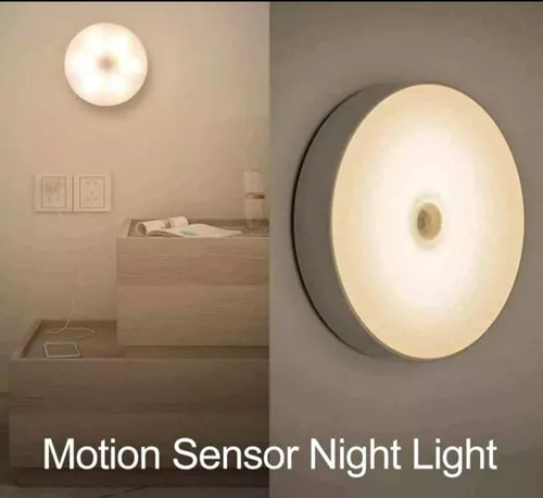 Foco Luz Recargable Led Sensor Movimiento Imantado Portatil