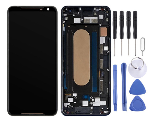 Sjp Pantalla Lcd Negra Para Asus Rog Phone Ii Zs660kl