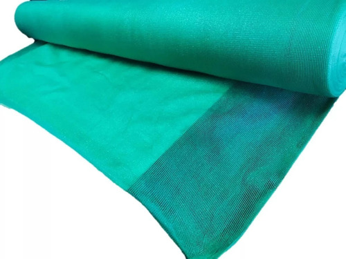 Media Sombra Verde Rollo - 50 Mts X 2,10 Ancho Con Broches