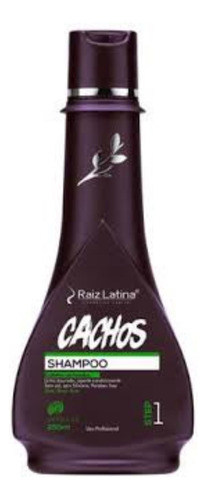 Shampoo Para Cabelos Cacheados Raiz Latina 250 Ml