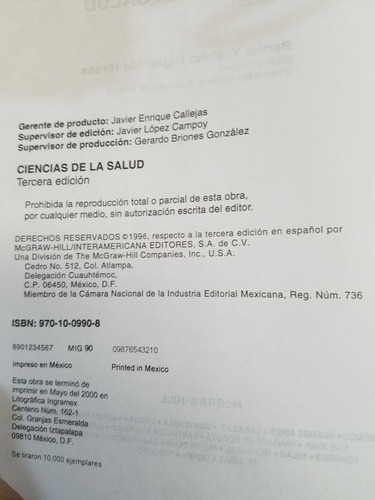 Ciencias De La Salud - Higashida Bertha (Usado)