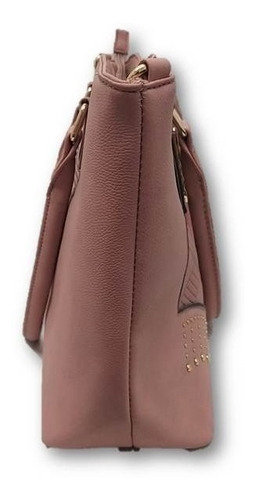 Imagen 3 de 5 de Bolso De Dama Tote Con Detalles Estampados Cuadros