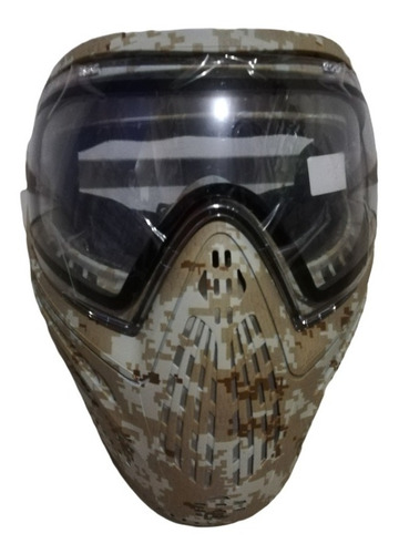 Máscara Protectora Airsoft Paintball Camuflado Anti Empaño 