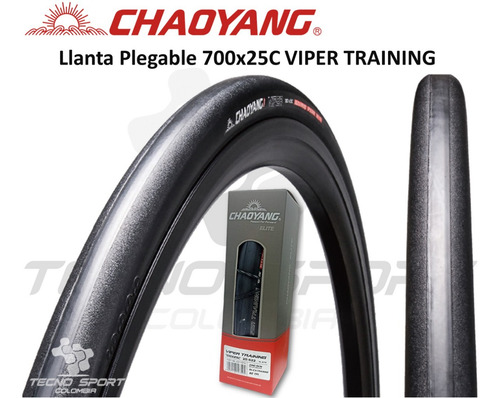Imagen 2 de 4 de Llanta Bicicleta Chaoyang Plegable 700x25 Kevlar Antipinchaz