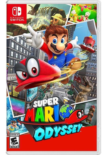 Super Mario Odyssey Switch Mídia Física Novo Lacrado