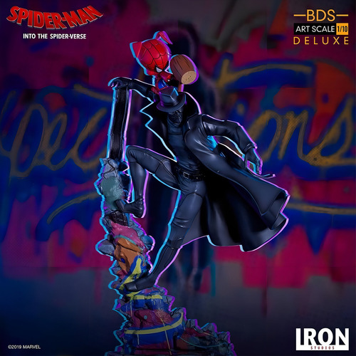 Spider Noir Spider Ham Into The Spiderverse - Art Scale 1/10