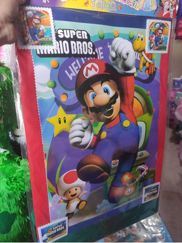 Faldon Para La Mesa De Mario Bros