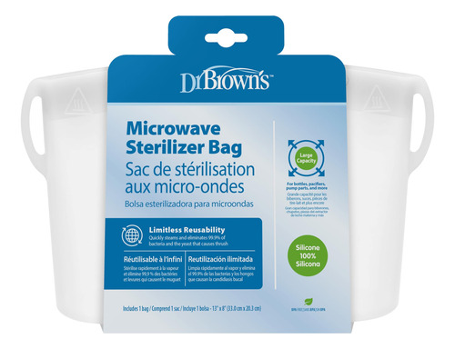 Bolsa Esterilizadora Dr. Brown's 100% Silicone Para Mamadeir