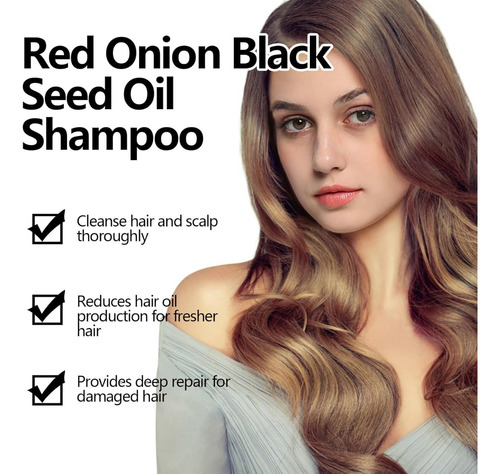 Champú De Limpieza Profunda Con Aceite De Semillas Negras De