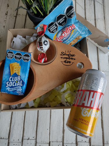 Regalo Día Del Padre. Box Para Picada Sonríe Cada Día