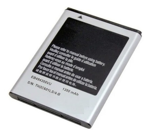 Imagen 1 de 1 de Pila Bateria Sam Eb494358vu S5830 B7510 S5660 S5670 1350mah