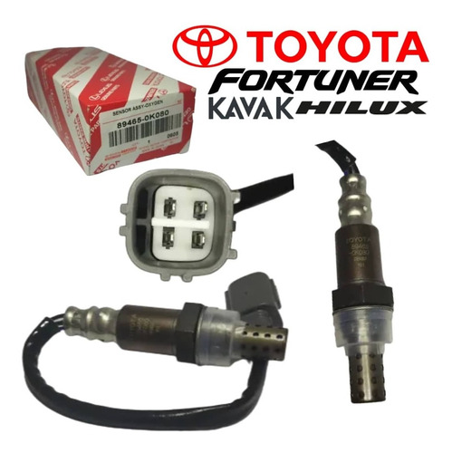 Sensor Oxigeno Lambdas Toyota Hilux Kavak Fortuner Izquierdo