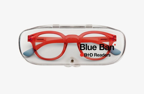 Lentes Marca B+d Blue Ban Reader - Matt Red +2.00