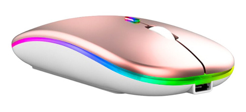 Mouse Inalámbrico Recargable Bluetooth/usb Para Mac/iPad/pc