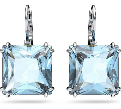 Aretes Swarovski 5619472 Azul Rodio Millenia