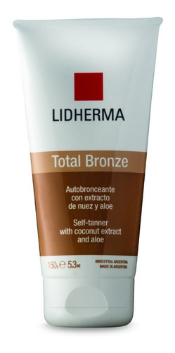 Lidherma Autobronceante Total Bronze Bronceado Natural