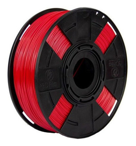 Filamento Impressão 3d Fila Abs Premium+ Vermelho Aranha 1kg