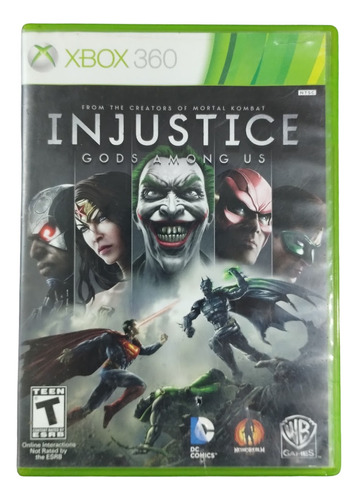 Injustice Juego Original Xbox 360 (Reacondicionado)