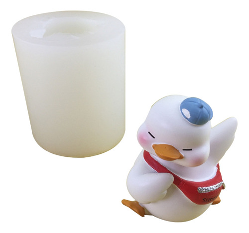 (d) Molde De Silicona Con Forma De Vela De Pato Para Fundici