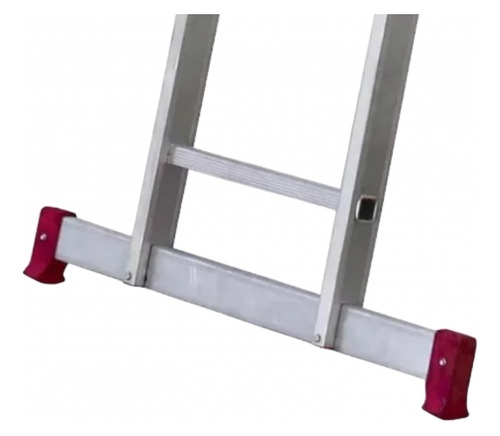 Escada Extensiva De Aluminio 6x2 Degraus Botafogo Esc0615 Us