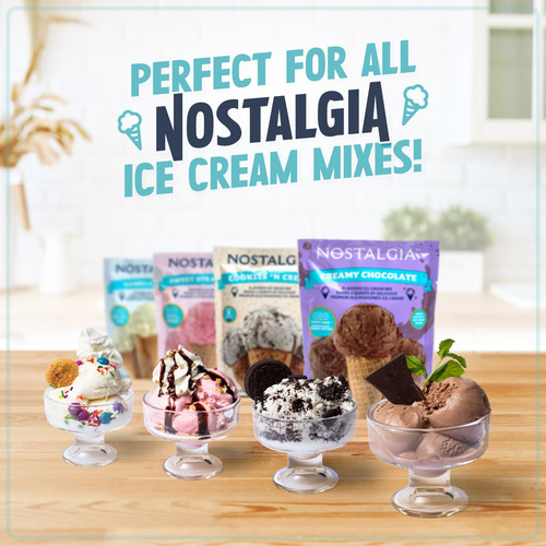 Sorveteira Nostalgia Electric Old Fashioned Soft Serve
