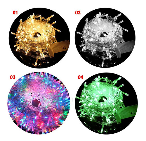 Pisca Pisca Led 100 Lâmpada Decoração 8 Funções 10m- Escolha